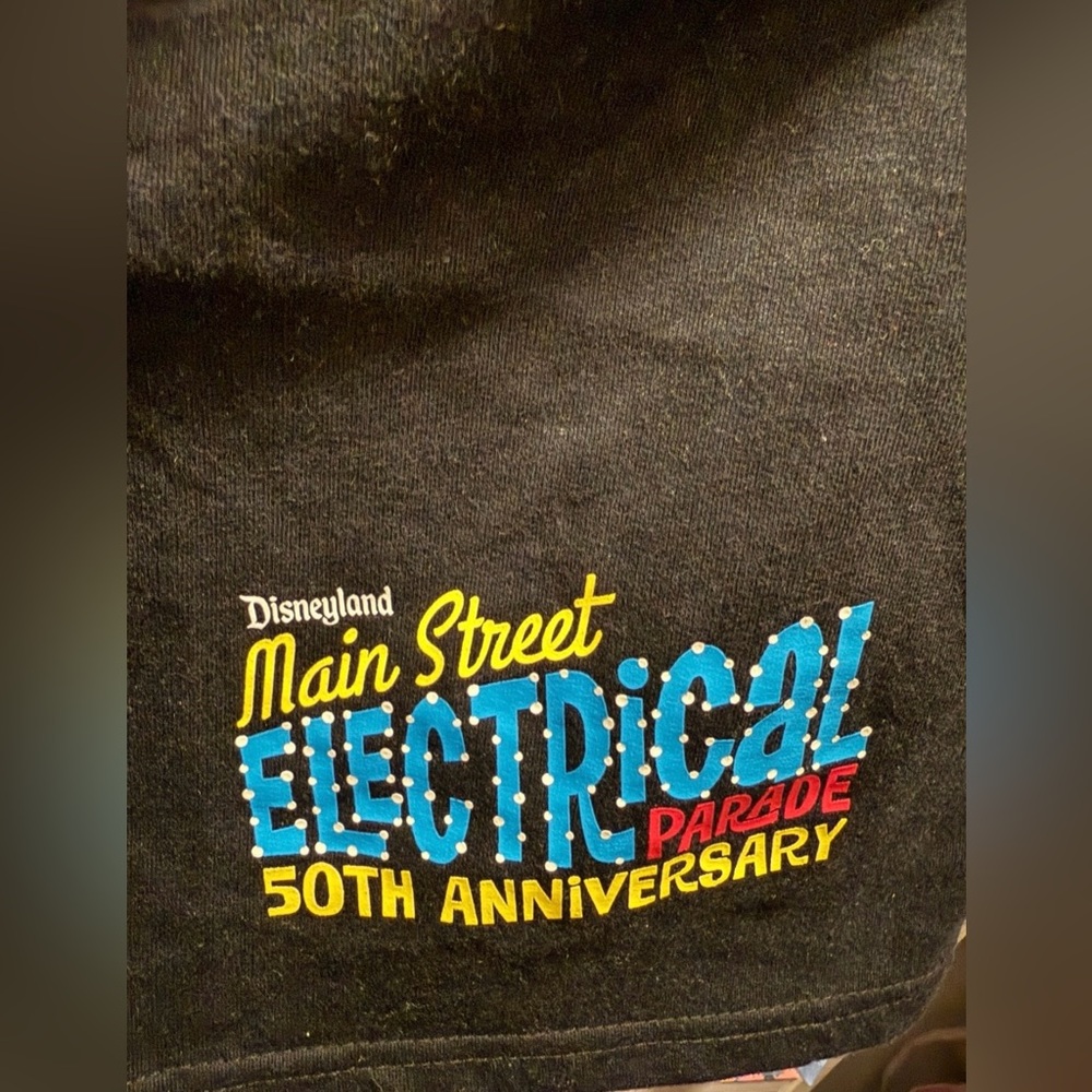 Disney 50th Anniversary Main Street Electrical Parade HoodieShorts set Ladies XL - Picture 10 of 11